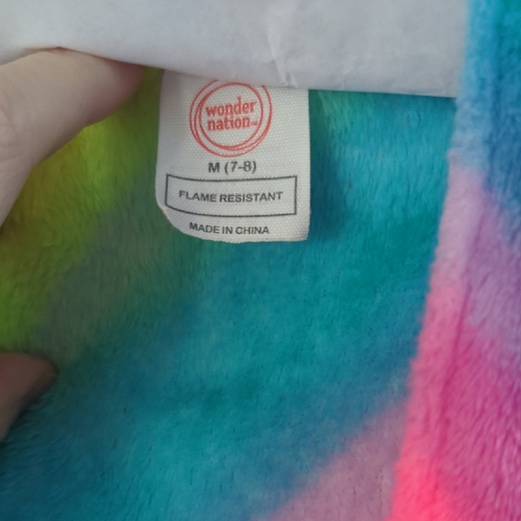 Wonder Nation Multicolor Plush Robe - Picture 3 of 5